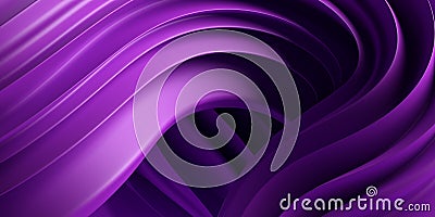 Abstract modern dynamic violet flowing curve swirl or twirl spiral shape lines background Cartoon Illustration
