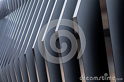 Abstract Modern Exterior Architecture. Abstract business interior in minimalism or hi-tech design Stock Photo