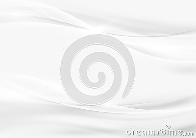 Abstract modern grey soft futuristic swoosh background Vector Illustration