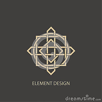 Abstract modern logo Vector Illustration