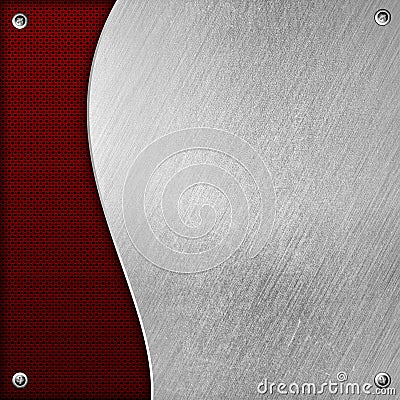 Abstract modern metal background Stock Photo