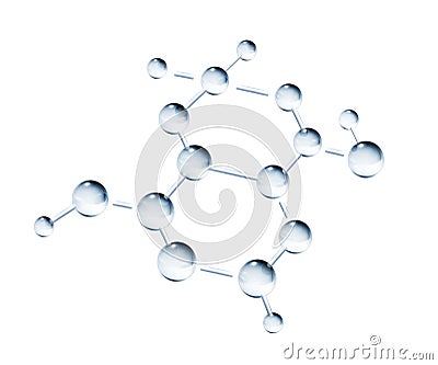 Abstract Molecule Vector Illustration