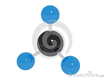 Abstract molecules design. Vector illustration. Atoms. Medical background Vector Illustration