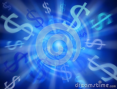 Abstract Money Dollar Background Stock Photo