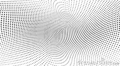 Abstract monochrome halftone pattern. Design template vector illustration with dots. Vector Illustration
