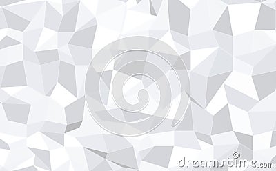 Abstract monochrome low poly pattern background Cartoon Illustration