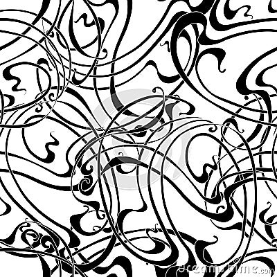 Abstract monochrome pattern Vector Illustration