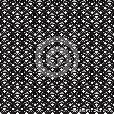 Abstract monochrome seamless background Vector Illustration