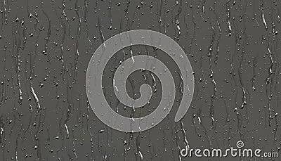 Abstract monochrome splashed background with water drops with shadows in dark grey. Mystery black design Stock Photo