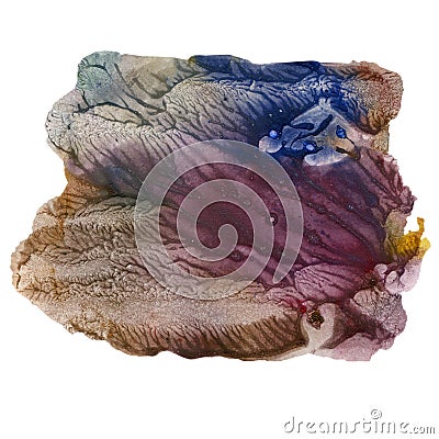 Abstract monotype texture Stock Photo