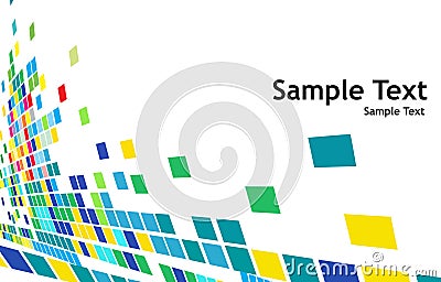 Abstract mosaic background Vector Illustration