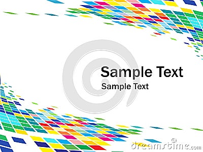 Abstract mosaic background Vector Illustration