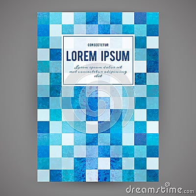 Abstract mosaic background in vector. Vector Illustration