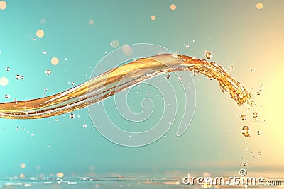 Abstract Motion Design Looping Animation for Backgrounds - 3D Render Stock Photo