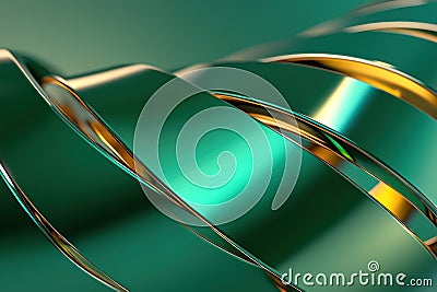 Abstract Motion Design Looping Animation for Backgrounds - 3D Render Stock Photo