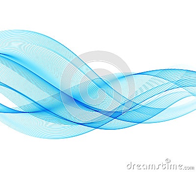 Abstract motion wave illustration Vector Illustration