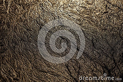 Abstract mud background with water washout trails and selective focus Stock Photo