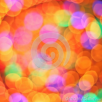 Abstract multi-colored bokeh photography Stock Photo