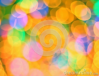 Abstract multi-colored bokeh photography Stock Photo