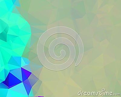 Abstract multicolor color Light cream background. Vector polygonal design illustrator Vector Illustration