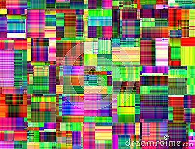 Abstract multicolor creative pattern Stock Photo