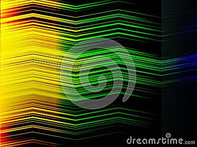 Abstract multicolor zigzag strip background Vector Illustration