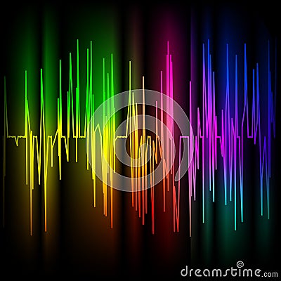 Abstract multicolored background Vector Illustration