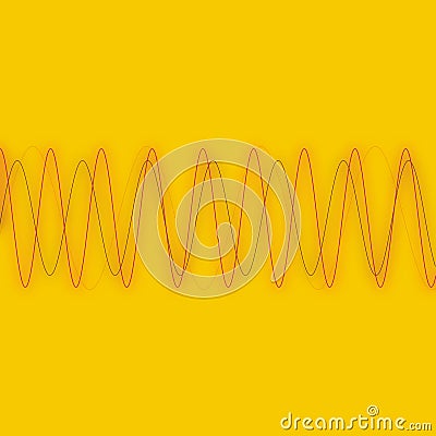 abstract Multicolored halftone Multiple Overlapping wavy line with smooth colorful Stock Photo