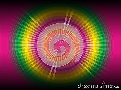 Abstract multicolored line glowing background Stock Photo