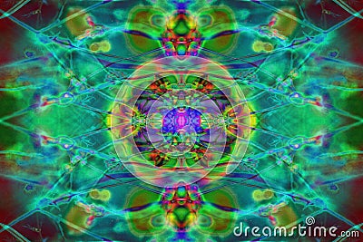 Abstract multicolored linear pattern, abstract Stock Photo