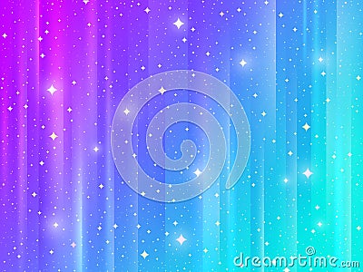 Abstract multicolored background with shining stars. Vector illustration. Vector Illustration