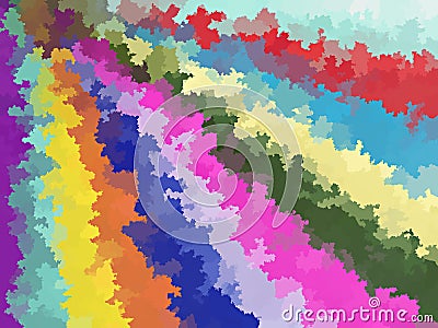Abstract multicolored vintage background in rainbow colors. Bann Stock Photo