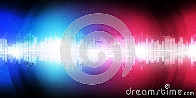 Abstract music background Stock Photo