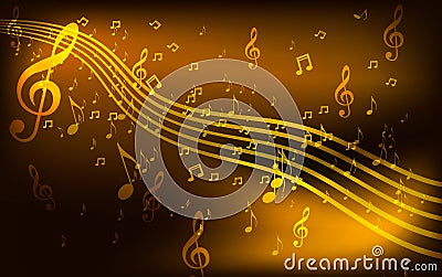 Abstract music background Stock Photo