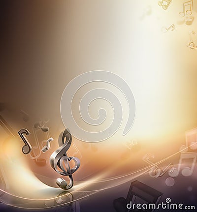 abstract music background Stock Photo