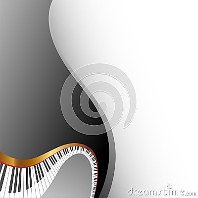 Abstract musical background Vector Illustration