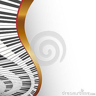 Abstract musical background Vector Illustration