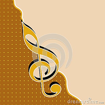 Abstract musical background. Stock Photo