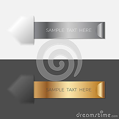 Abstract name list with sample text. Name tag, name card, list of names and contact details. Name banner labels,Vector Vector Illustration
