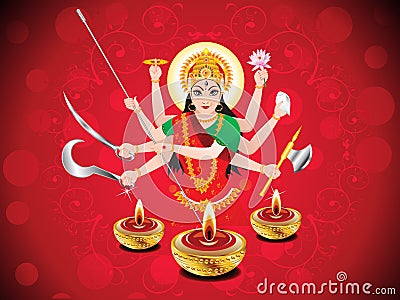 Abstract navratri background Vector Illustration