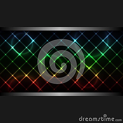 Abstract neon background Vector Illustration