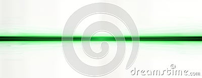 Abstract neon green line design element. Horizontal glowing line with gradient effect. Bright light illuminates tech futuristic Cartoon Illustration