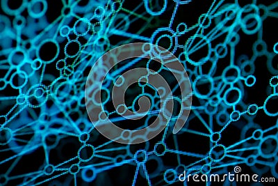 Abstract network Stock Photo