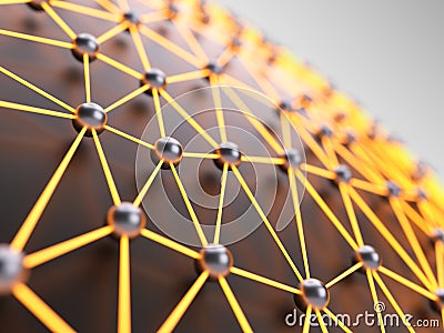 Abstract network Stock Photo