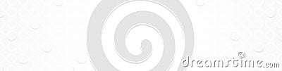 Abstract neutral banner with infinity symbol. White gray background with line loop. Geometric paper web texture. Endless Vector Illustration