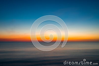 Abstract Ocean Sunsets Stock Photo