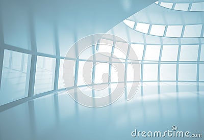 Abstract office hall Stock Photo