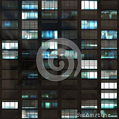 Abstract office windows Stock Photo
