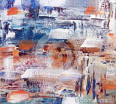 Abstract Oil Painting Stock Photo