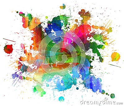 Abstract oil painting Stock Photo